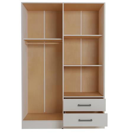 Placard ORLANDI 3524 4 Puertas 2 Cajones color Jacaranda