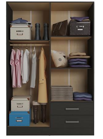 Placard ORLANDI 3525 4 Puertas 2 Cajones color Venecia