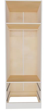 Placard ORLANDI 3542 2 Puertas 2 Cajones color Blanco