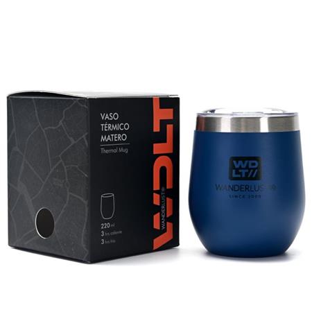 Vaso Matero WANDERLUST 37109 con tapa 220ml azul