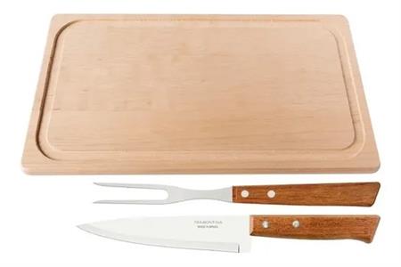 Juego Para Asado TRAMONTINA NATURALE 22399/089 3 Piezas	