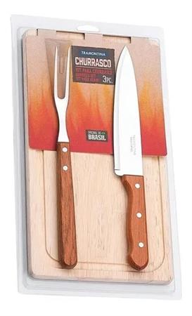 Juego Para Asado TRAMONTINA NATURALE 22399/089 3 Piezas	