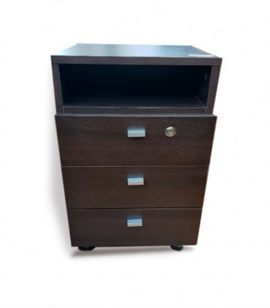 Cajonera PLATINUM 525 Rodante 3 Cajones Tabaco