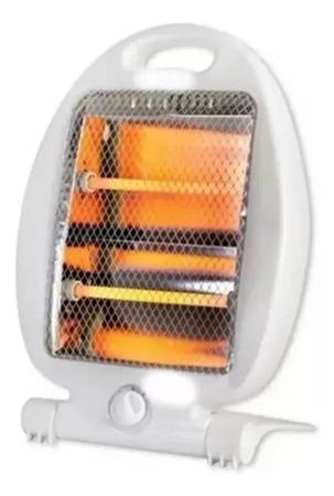 Estufa Eléctrica KANJIHOME KJH-204  Cuarzo  2 Velas 800w Color Blanco