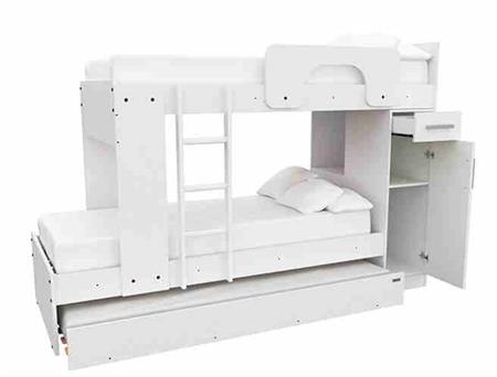 Cama MOSCONI EXPRESS TRILICHE 56155 Cucheta Blanco