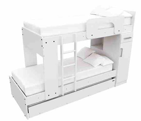 Cama MOSCONI EXPRESS TRILICHE 56155 Cucheta Blanco