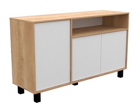 Vajillero MOSCONI 56920 Doors Nebra Natural/Blanco 130 129×77×40 cm