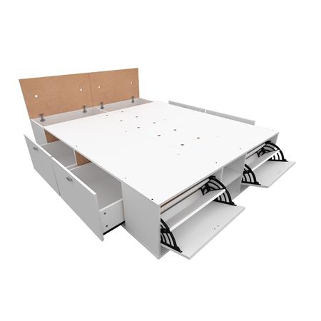 Cama Box MOSCONI 57033 Benethon 2 PL 1.40 Blanco
