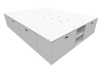 Cama Box MOSCONI 57033 Benethon 2 PL 1.40 Blanco