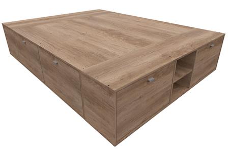 Cama Box MOSCONI 57034 Benethon 2 PL 1.40 Grei