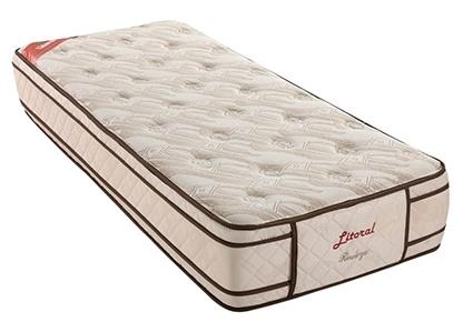 Colchón LITORAL REALEZA EURO TOP 80x190x31 cm Resortes