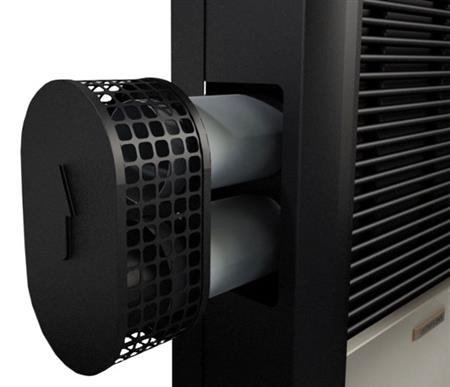 Calefactor COPPENS PELTRE ACERO 2500 TB Sal. Post. Izquierda Opción Lateral Izq