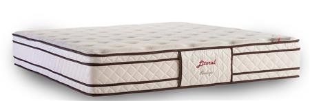 Colchón LITORAL REALEZA EURO TOP 190x100x31 cm Resortes