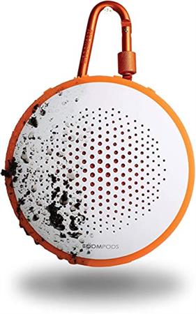 Parlante BOOMPODS FUSION Bluetooth A prueba de Agua White-Orange