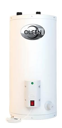 Termotanque Eléctrico OLSEN TEV80B 80 Lts Conex Superior colgar o apoyar Blanco