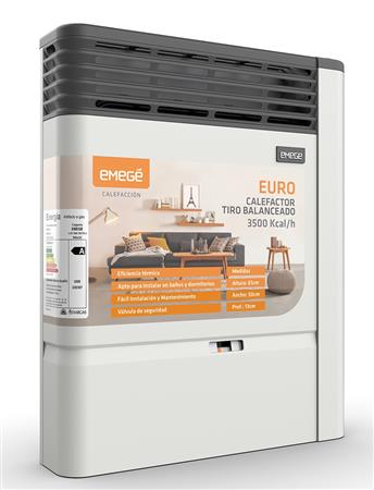 Calefactor EMEGE EURO 2135 3500 Kcal/h Tiro Balanceado Multigas