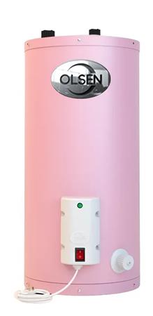 Termotanque Eléctrico OLSEN TEV80Ra 80 Lts Conex Superior Colgar o apoyar Rosa