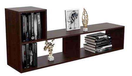 Modulo Rack MOSCONI En L 81013 57x136x30 Wengue