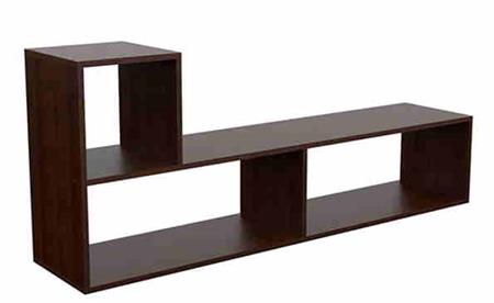 Modulo Rack MOSCONI En L 81013 57x136x30 Wengue