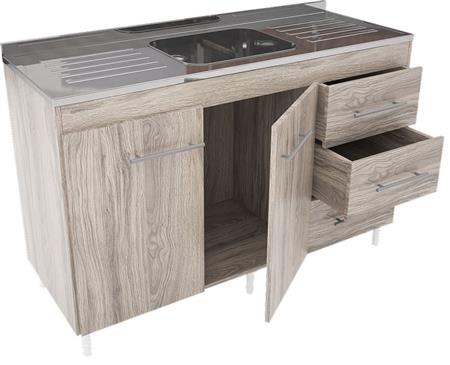 Bajo Mesada ORLANDI 3031 1.20m Abedul (Sin Bacha)