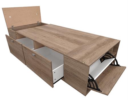 Cama Box MOSCONI 57023 Benethon 80 81x192x38 cm Grei