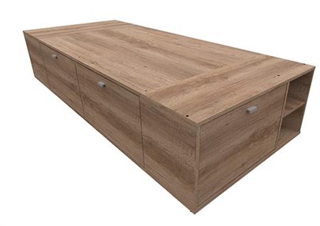 Cama Box MOSCONI 57023 Benethon 80 81x192x38 cm Grei