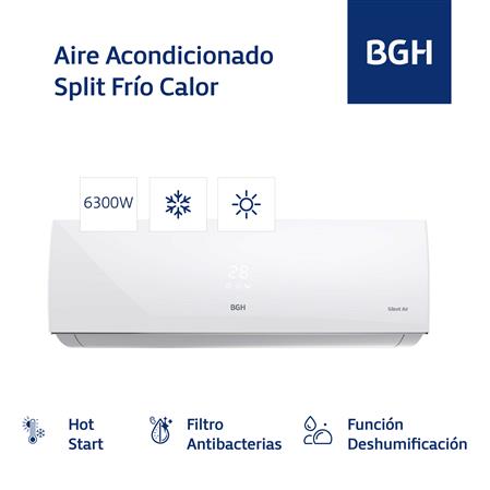 Aire Acondicionado BGH BSH65WCU Split 6500W F/C