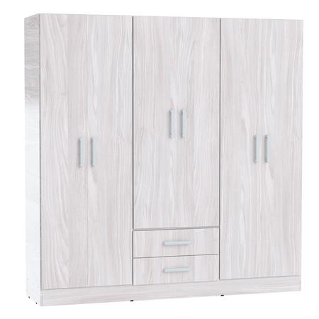 Placard ORLANDI 3504 6 Puertas 2 Cajones Color Jacaranda