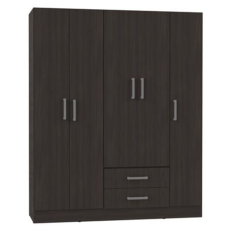 Placard ORLANDI 3513 5 Puertas 2 Cajones color Wengue
