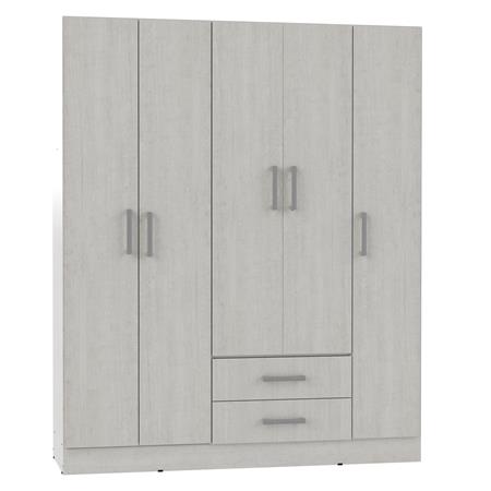 Placard ORLANDI 3515 5 Puertas 2 Cajones color Venecia	