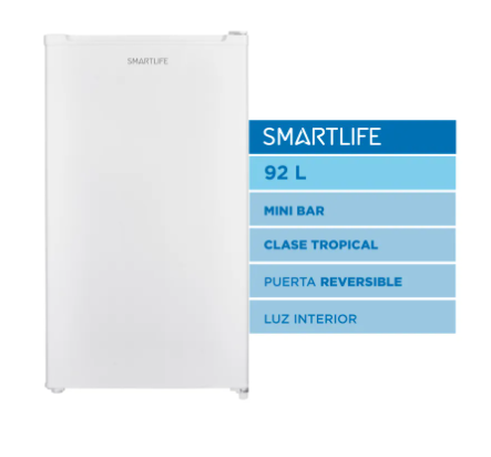 Heladera Bajo Mesada SMARTLIFE Rmb090wh 92l Blanca