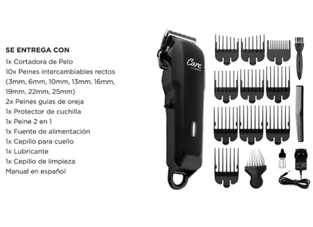 Cortacabellos GADNIC CORTPE02 S2000 Inalámbrica Profesional 