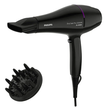 Secador de pelo PHILIPS DRYCARE PRO BHD274/00 + acc difusor