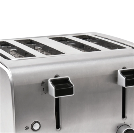 Tostadora PEABODY PE-T8520 4 ranuras 1600w