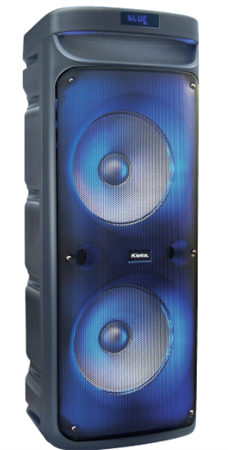 Parlante KIOTO TW1200 portátil con luces 50w