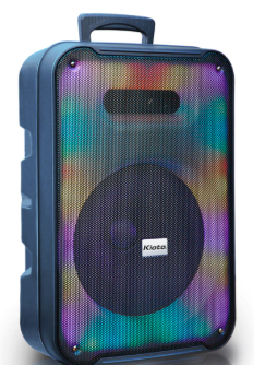 Parlante KIOTO SA-12LX portátil con luces 20w