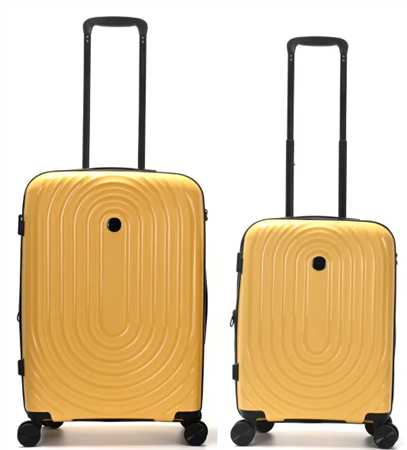 Set Valijas WANDERLUST 39787 Carry On 20" Y 24" amarillo