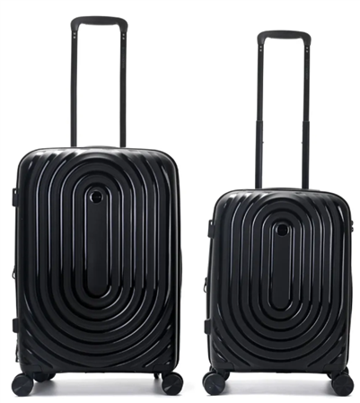 Set Valijas WANDERLUST 39781 Carry On 20" Y 24" negro
