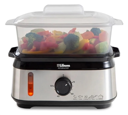 Vaporera LILIANA AV925 naturalChef 3 niveles 950w