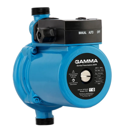 Bomba de agua Presurizadora GAMMA G2791AR PR001 260w
