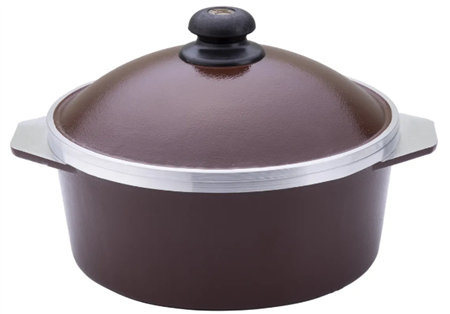 Olla ETERNA150 antiadherente marrón 4lts