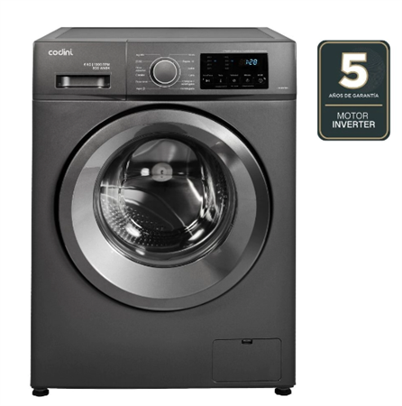 Lavarropas CODINI ECO WASH 6010 automático inverter 6kgs