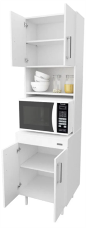 Despensero MOSCONI 10155 columna de cocina color blanco