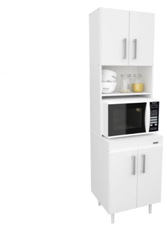 Despensero MOSCONI 10155 columna de cocina color blanco