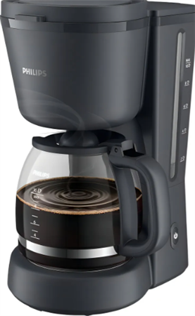 Cafetera PHILIPS HD7430 1.2lts Color Negro