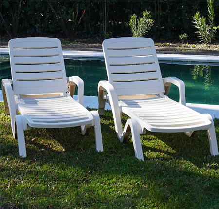 Reposera GARDEN LIFE Toronto F757000 Blanca