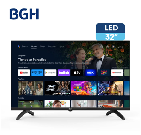 Smart Tv BGH B3225G5A LED HD Frameless Android TV 32"