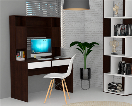 Escritorio con alzada MOSCONI 81035 720 wengue