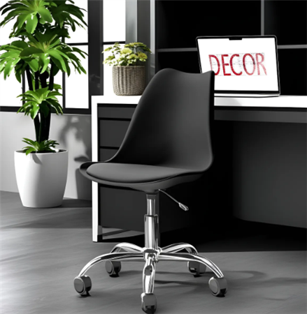 Silla de Escritorio BIG MARKET TULIP negro
