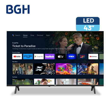 Smart TV BGH  B4325FS5A LED Full HD Android 43"